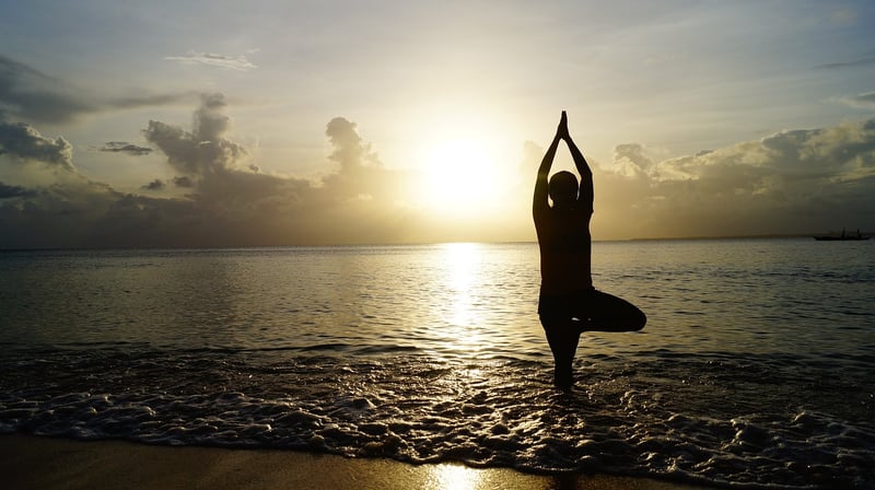 Meditation at Sunset